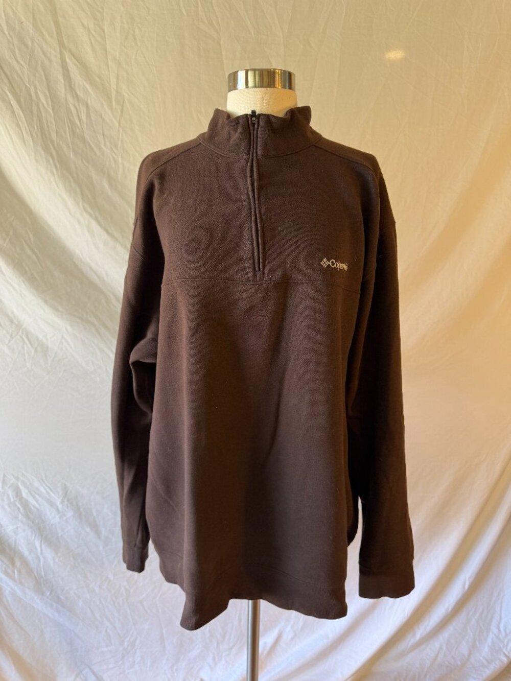 Brown Columbia Quarter Zip